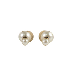 Dior Tribales Pearl Stud Earrings (Costume Jewellery)