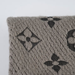 Louis Vuitton Logomani Wool Scarf Brown