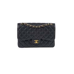 Chanel Caviar Jumbo Double Classic Flap Black
