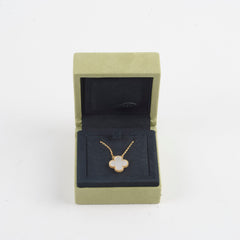 Van Cleef & Arpels VCA Vintage Alhambra Mother of Pearl MOP Necklace
