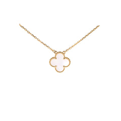 Van Cleef & Arpels VCA Vintage Alhambra Mother of Pearl MOP Necklace