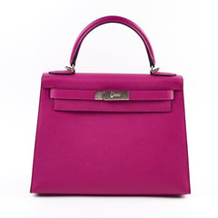 Hermes Kelly 28 Rose Pourpre Sellier Espom 2018