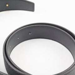 Hermes Constance Belt Togo Swift Black Size 90 Y stamp33303