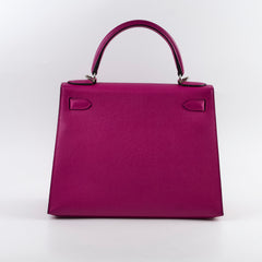 Hermes Kelly 28 Rose Pourpre Sellier Espom 2018