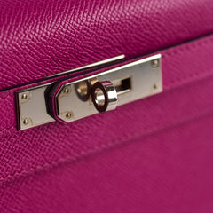 Hermes Kelly 28 Rose Pourpre Sellier Espom 2018
