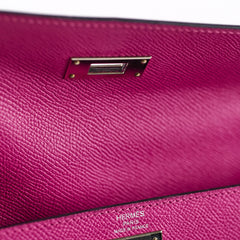 Hermes Kelly 28 Rose Pourpre Sellier Espom 2018