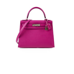 Hermes Kelly 28 Rose Pourpre Sellier Espom 2018