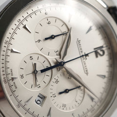 Jaegar LeCoultre Master Chronograph Q153842040mm Stainless Steel Watch 2014