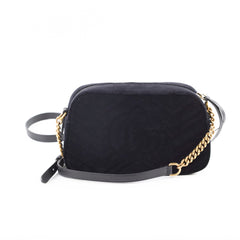 Gucci Marmont Velvet Camera Bag Black