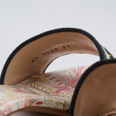 Christian Dior Embroidered D-Way Slides Size 37