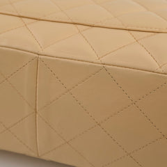 Chanel Lambskin Jumbo Single Flap Beige Series 12