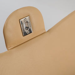 Chanel Lambskin Jumbo Single Flap Beige Series 12