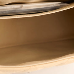 Chanel Lambskin Jumbo Single Flap Beige Series 12