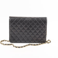 Chanel Quilted chain Flap Black