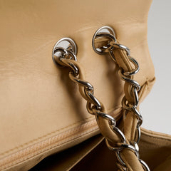 Chanel Lambskin Jumbo Single Flap Beige Series 12