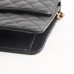 Chanel Quilted chain Flap Black