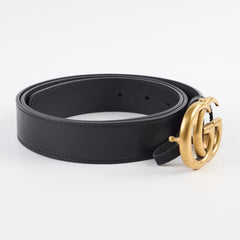 Gucci GG Belt Black - Size 90