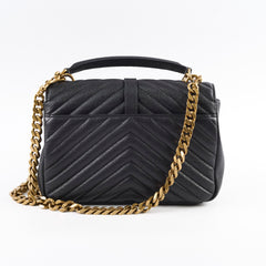Saint Laurent College Bag Black