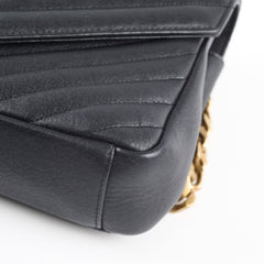 Saint Laurent College Bag Black