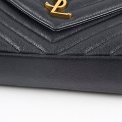 Saint Laurent College Bag Black