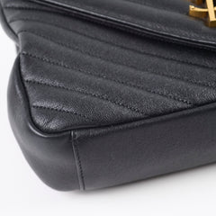 Saint Laurent College Bag Black