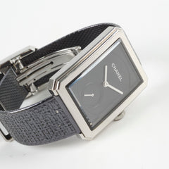 Chanel Boyfriend Watch 37mm Black/Gunmetal Strap (Manual Wind)