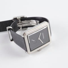 Chanel Boyfriend Watch 37mm Black/Gunmetal Strap (Manual Wind)