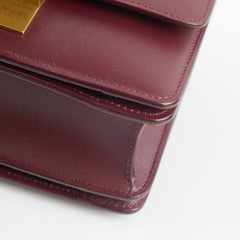 Celine Mini Box Bag Burgundy