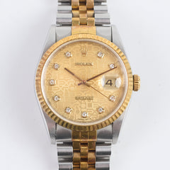 Rolex Two Tone Datejust 36mm watch