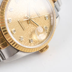 Rolex Two Tone Datejust 36mm watch