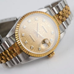 Rolex Two Tone Datejust 36mm watch