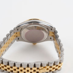 Rolex Datejust Oyster Perpectual Two Tone 31mm Floral Motif with Diamonds Watch Green 2023
