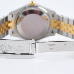 Rolex Datejust Oyster Perpectual Two Tone 31mm Floral Motif with Diamonds Watch Green 2023