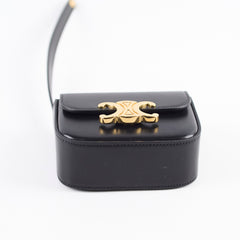 Celine Triomphe Mini Claude Black