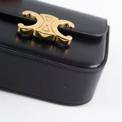 Celine Triomphe Mini Claude Black