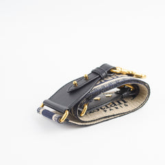 Christian Dior Oblique Saddle Bag Navy