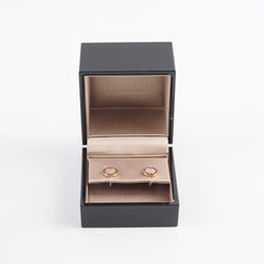Bvlgari 18k Mother Of Pearl MOP Earrings Rose Gold