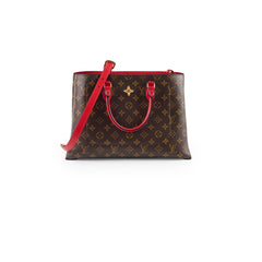 Louis Vuitton Flower Tote Monogram Red