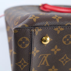 Louis Vuitton Flower Tote Monogram Red