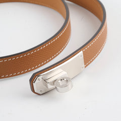 Hermes Kelly Belt Gold W Stamp