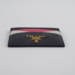 Prada Saffiano Tricolour Cardholder