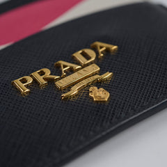 Prada Saffiano Tricolour Cardholder