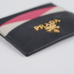Prada Saffiano Tricolour Cardholder