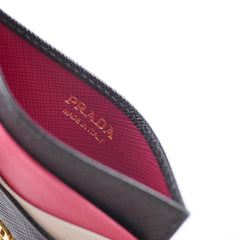 Prada Saffiano Tricolour Cardholder