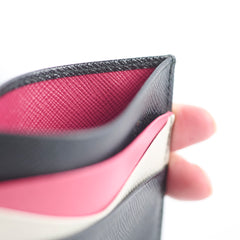Prada Saffiano Tricolour Cardholder