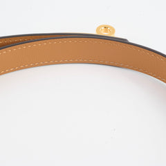 Hermes Kelly Belt Etoupe W Stamp