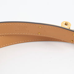 Hermes Kelly Belt Etoupe W Stamp