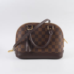 Louis Vuitton Alma BB Damier Ebene Microchip