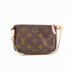 Louis Vuitton Mini Pochette Concierge and Lady Painting  Monogram