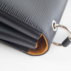 Louis Vuitton Pochette Grenelle Top Handle Epi Black